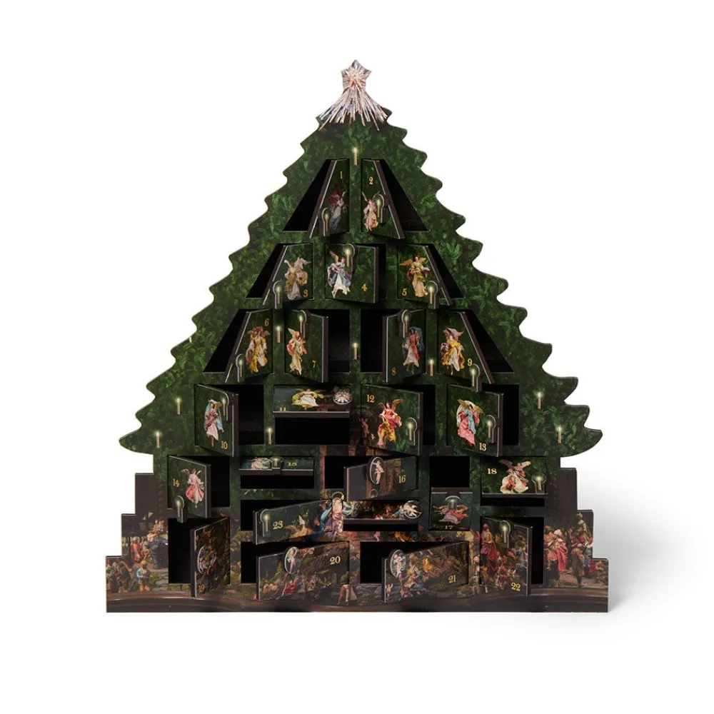angel_tree_wooden_advent_calendar_1.webp Angel Tree Wooden Advent Calendar*The Met Store New