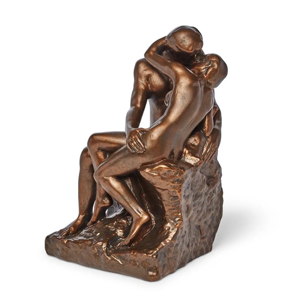 auguste_rodin_the_kiss_bronzetoned_sculpture_11.webp Auguste Rodin: The Kiss Bronze-Toned Sculpture*The Met Store Best Sale