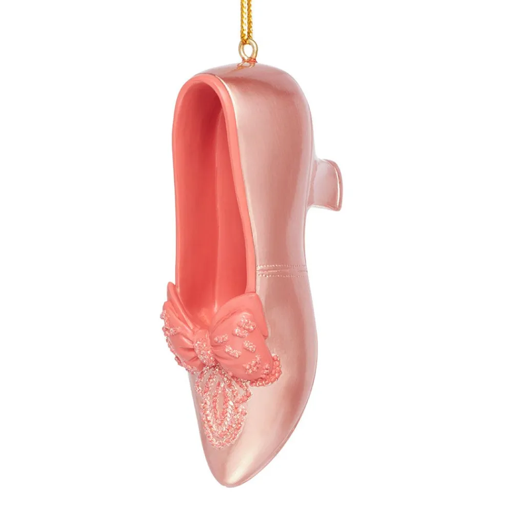 bowbedecked_evening_slipper_shoe_ornament_1.webp Bow-Bedecked Evening Slipper Shoe Ornament*The Met Store Outlet