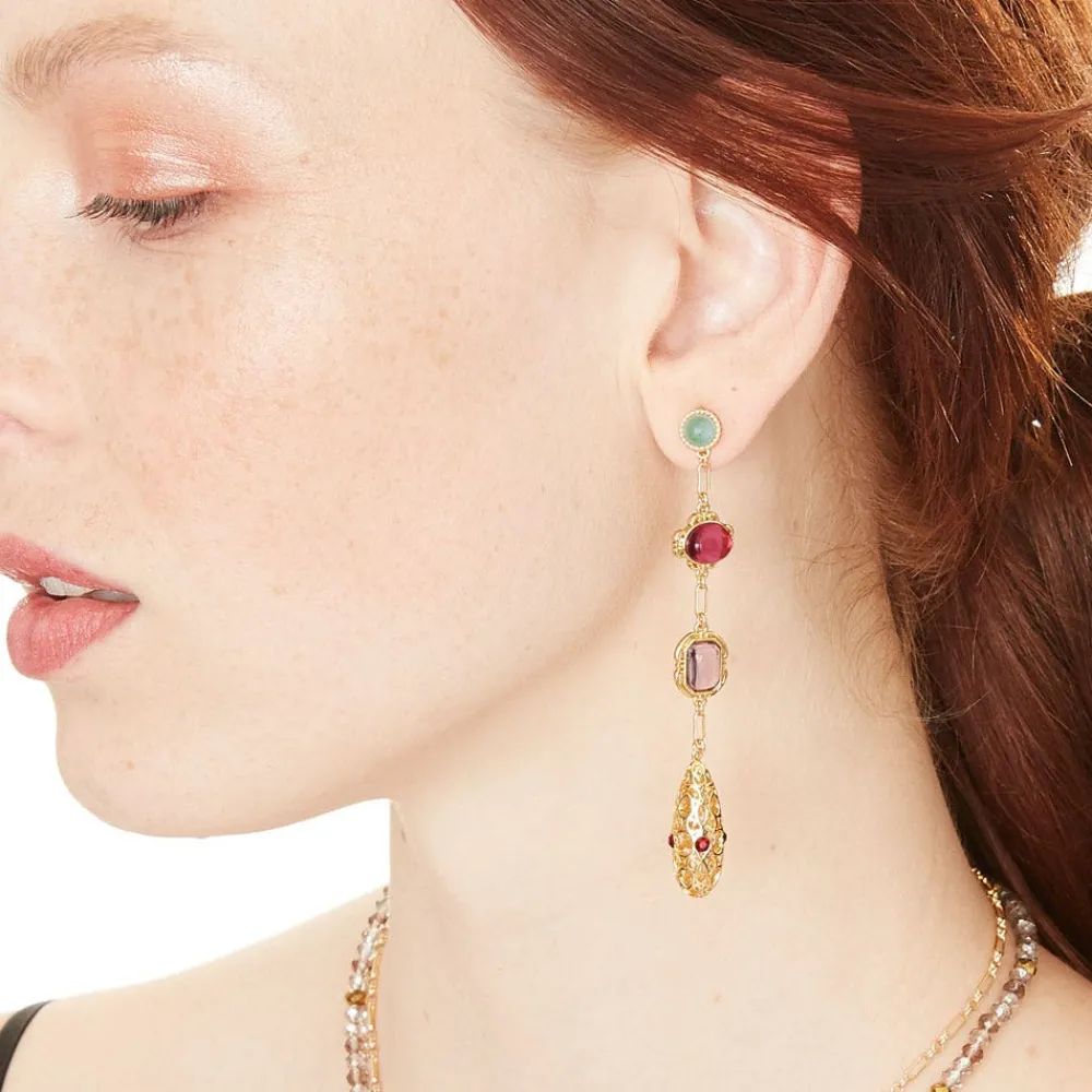 cascading_gems_drop_earrings_2.webp Cascading Gems Drop Earrings*The Met Store Store