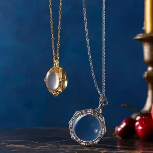 Celestial Octagonal Magnifier Pendant Necklace*The Met Store Fashion