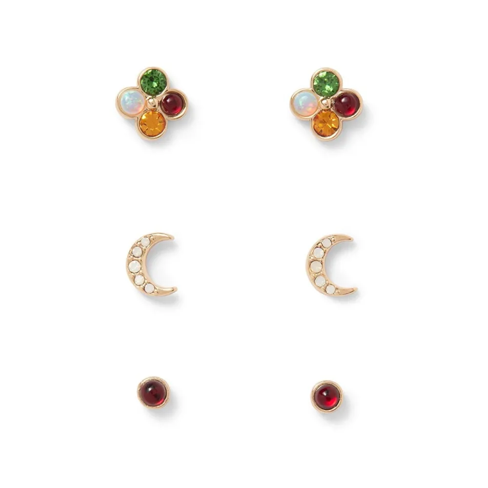 celestial_symbols_stellar_stud_earrings_set_0.webp Celestial Symbols Stellar Stud Earrings Set*The Met Store Store