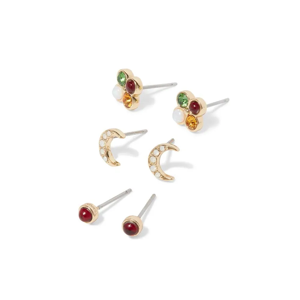 celestial_symbols_stellar_stud_earrings_set_1.webp Celestial Symbols Stellar Stud Earrings Set*The Met Store Store