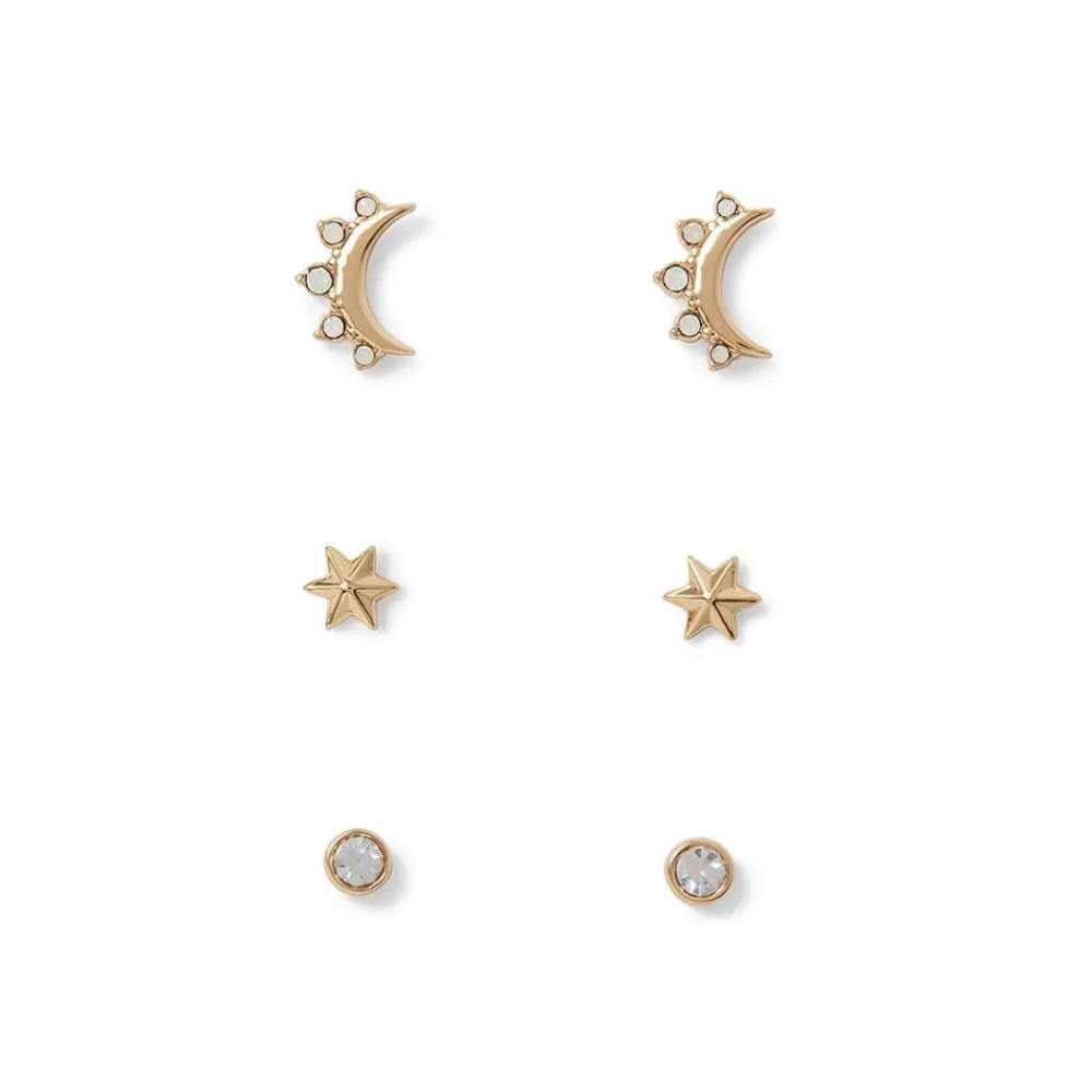 celestial_symbols_stud_earrings_set_0.webp Celestial Symbols Stud Earrings Set*The Met Store Shop