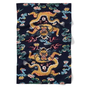 Chinese Dragon Rank Badge Tea Towel*The Met Store Online