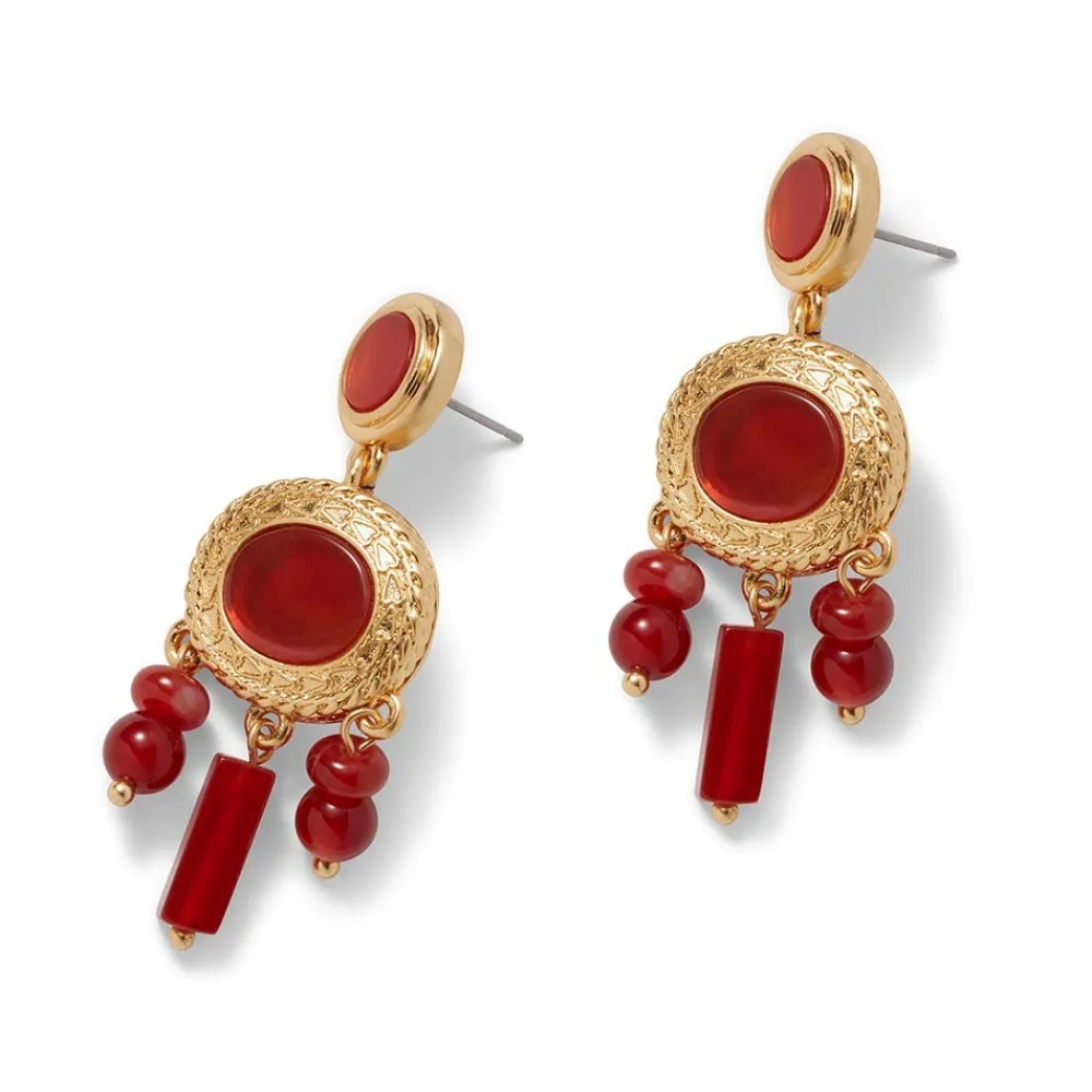 classical_carnelian_chandelier_earrings_2.webp Classical Carnelian Chandelier Earrings*The Met Store Shop