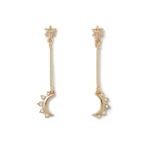 Crescent Moon Drop Earrings*The Met Store Sale