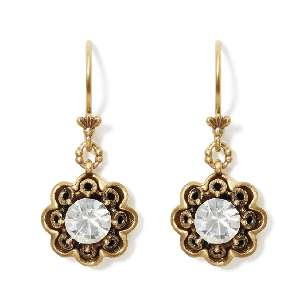 crystal_rosette_drop_earrings_0.webp Crystal Rosette Drop Earrings*The Met Store Store