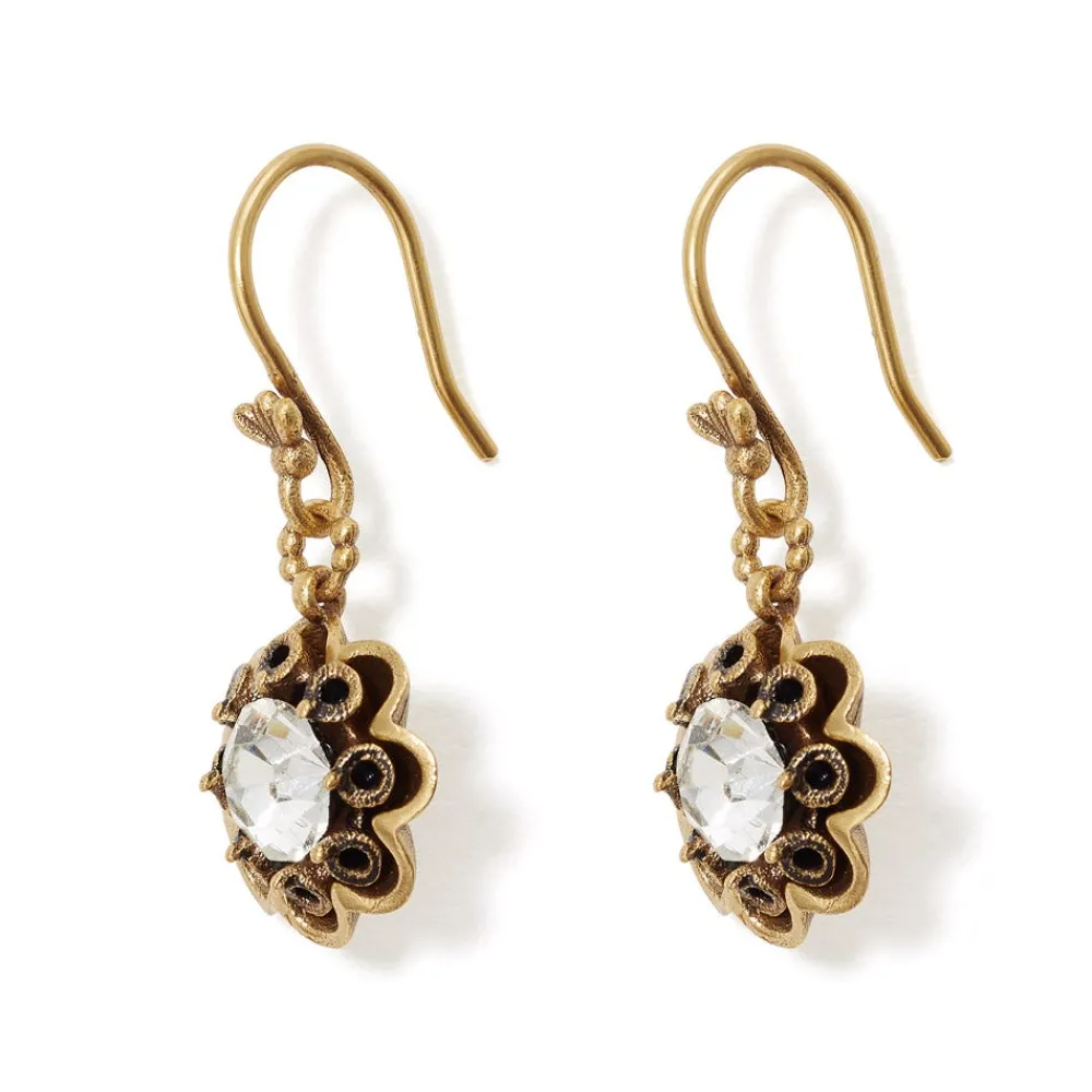 crystal_rosette_drop_earrings_1.webp Crystal Rosette Drop Earrings*The Met Store Store