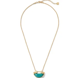 Cypriot Jade Crescent Pendant Necklace*The Met Store Cheap