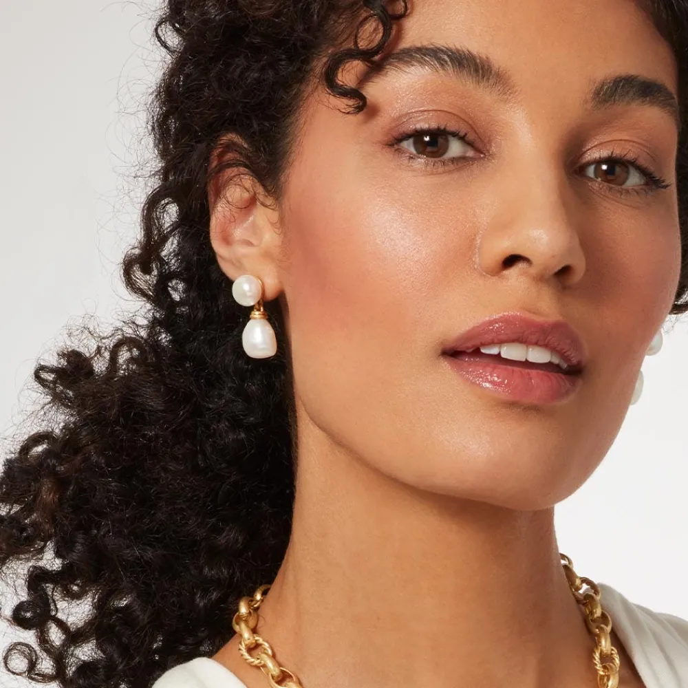 cypriot_twist_pearl_doubledrop_earrings_3.webp Cypriot Twist Pearl Double-Drop Earrings*The Met Store Outlet