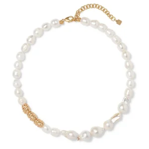 Cypriot Twist Pearl Necklace and Triple-Hoop Earrings Set*The Met Store Discount
