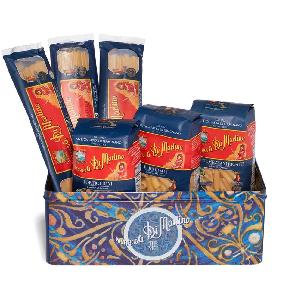 di_martino_italian_maiolica_assorted_pasta_tin_0.webp Di Martino Italian Maiolica Assorted Pasta Tin*The Met Store Shop