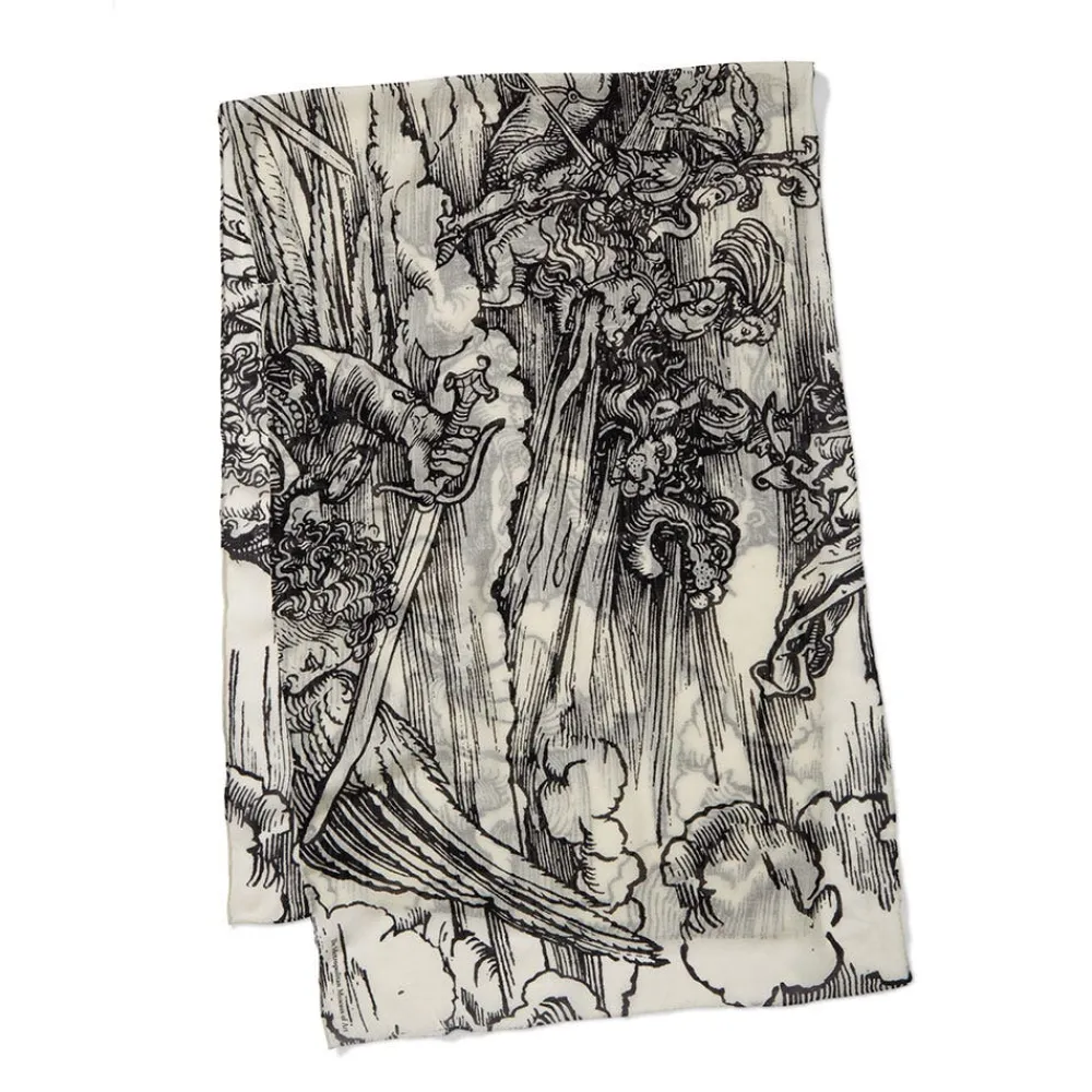 drer_apocalypse_unisex_oblong_scarf_5.webp Dürer Apocalypse Unisex Oblong Scarf*The Met Store Store