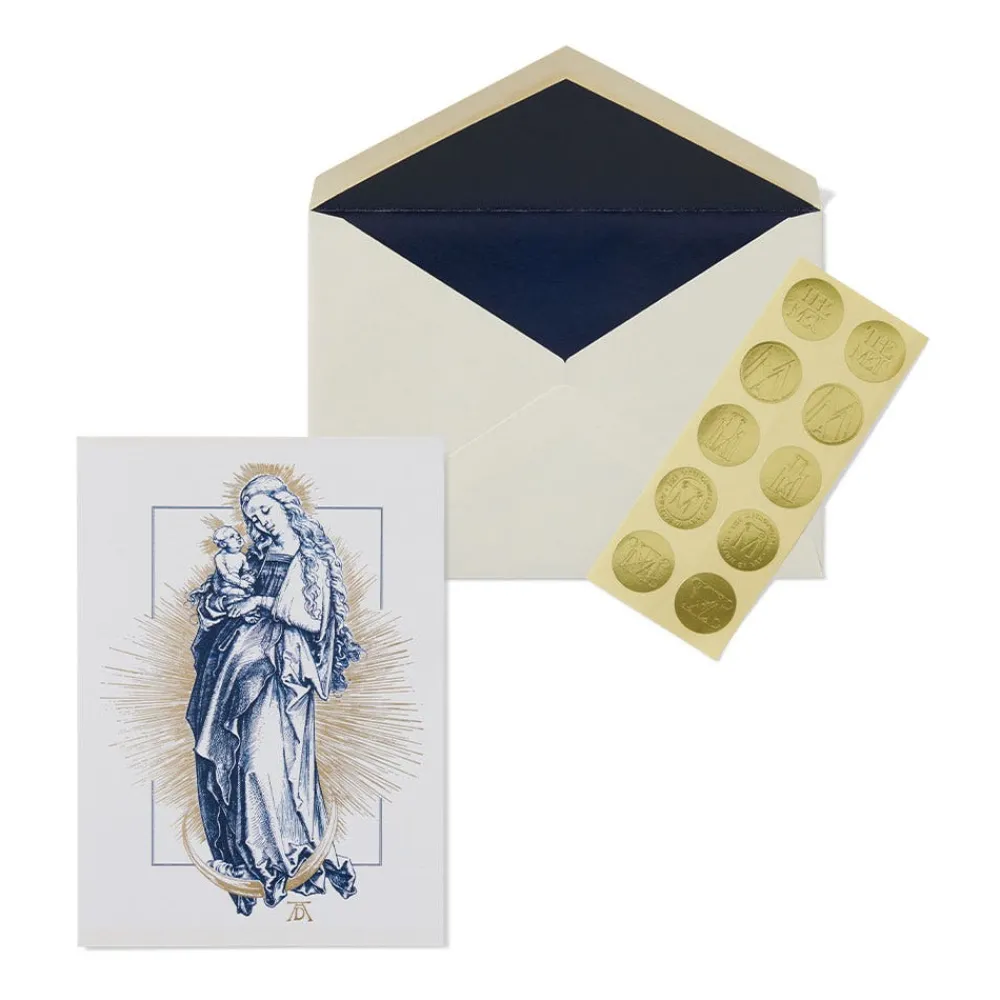 drer_virgin_on_the_crescent_fine_holiday_cards_with_lined_envelopes_and_foil_seals_2.webp Dürer: Virgin on the Crescent Fine Holiday Cards with Lined Envelopes and Foil Seals*The Met Store Clearance