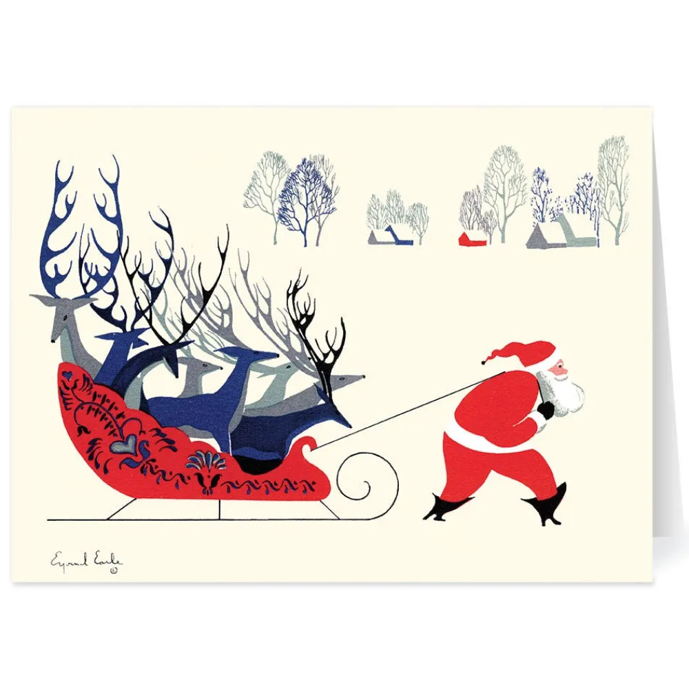 earle_santa_and_deer_holiday_cards_0.webp Earle: Santa and Deer Holiday Cards*The Met Store New