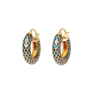 Egyptian Feather Hoop Earrings*The Met Store Clearance