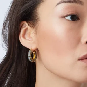Egyptian Feather Hoop Earrings*The Met Store Clearance