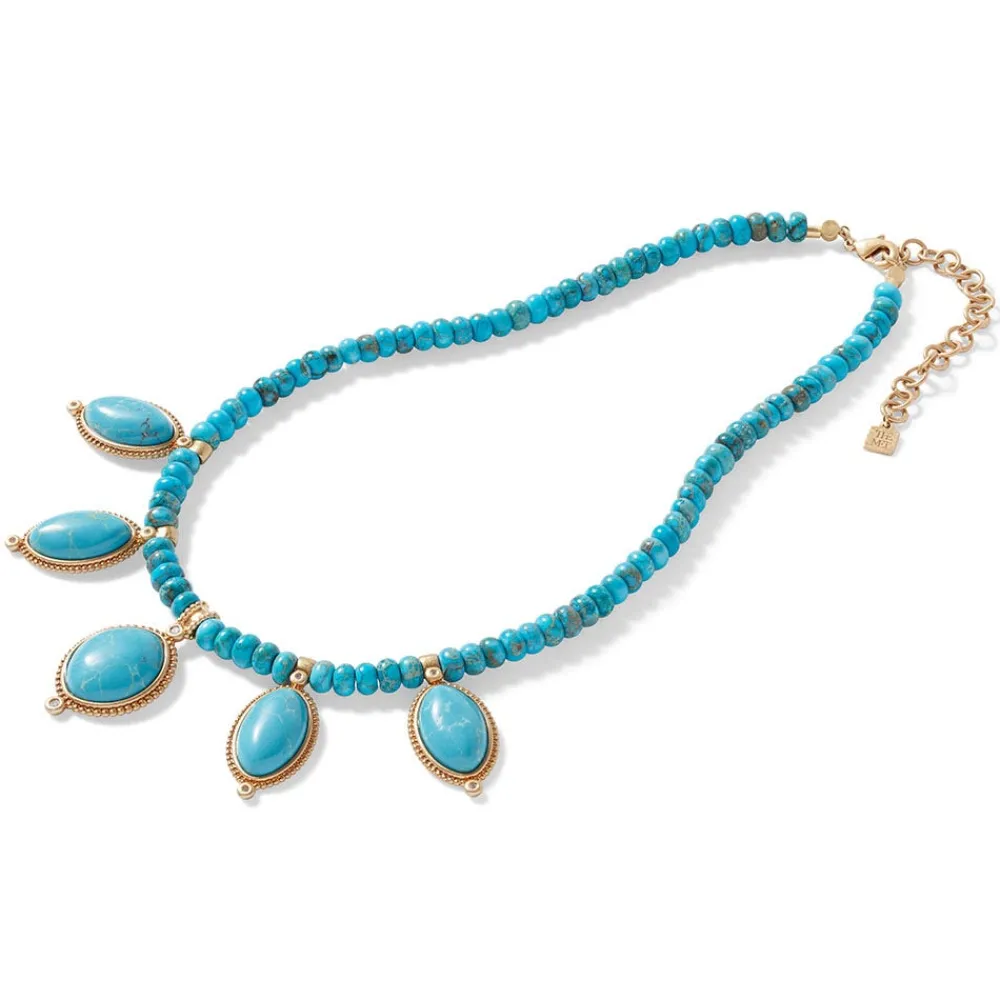 egyptian_hathor_turquoise_multidrop_necklace_3.webp Egyptian Hathor Turquoise Multi-Drop Necklace*The Met Store Cheap