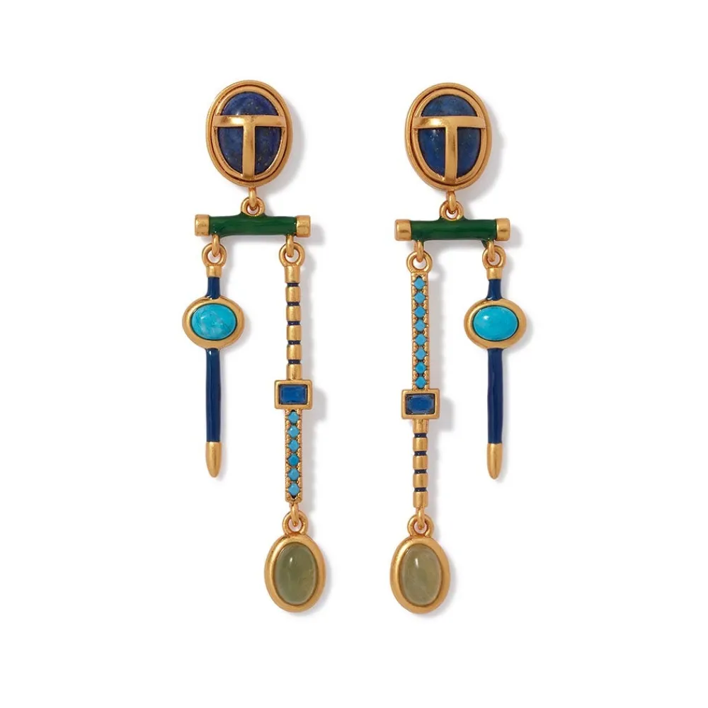 egyptian_heart_scarab_chandelier_earrings_0.webp Egyptian Heart Scarab Chandelier Earrings*The Met Store Store