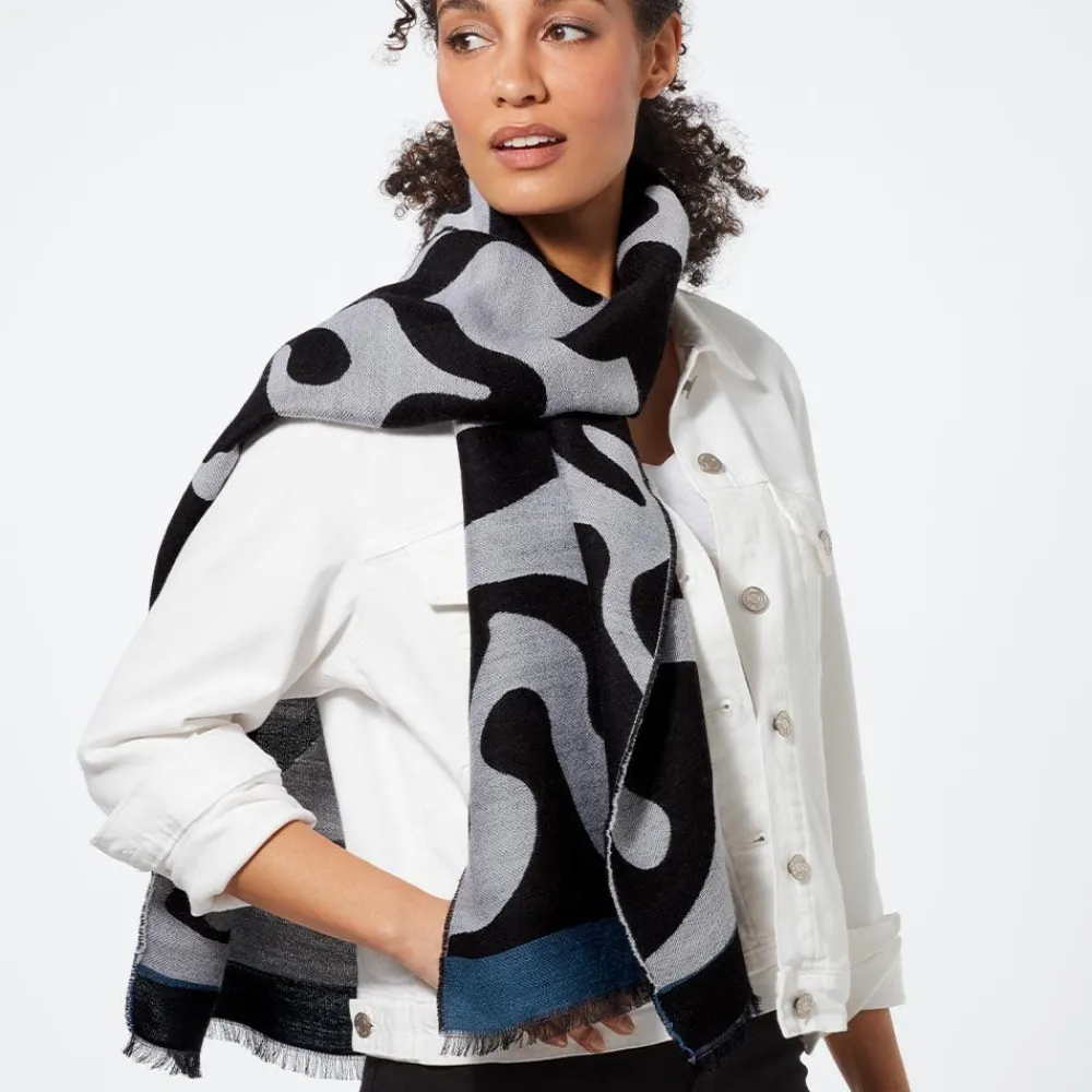 egyptian_swirled_glass_unisex_oblong_jacquard_scarf_3.webp Egyptian Swirled Glass Unisex Oblong Jacquard Scarf*The Met Store Shop