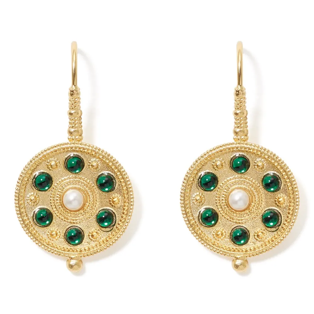 embellished_disc_drop_earrings_0.webp Embellished Disc Drop Earrings*The Met Store Hot