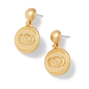 Etruscan Lion Drop Earrings*The Met Store Sale