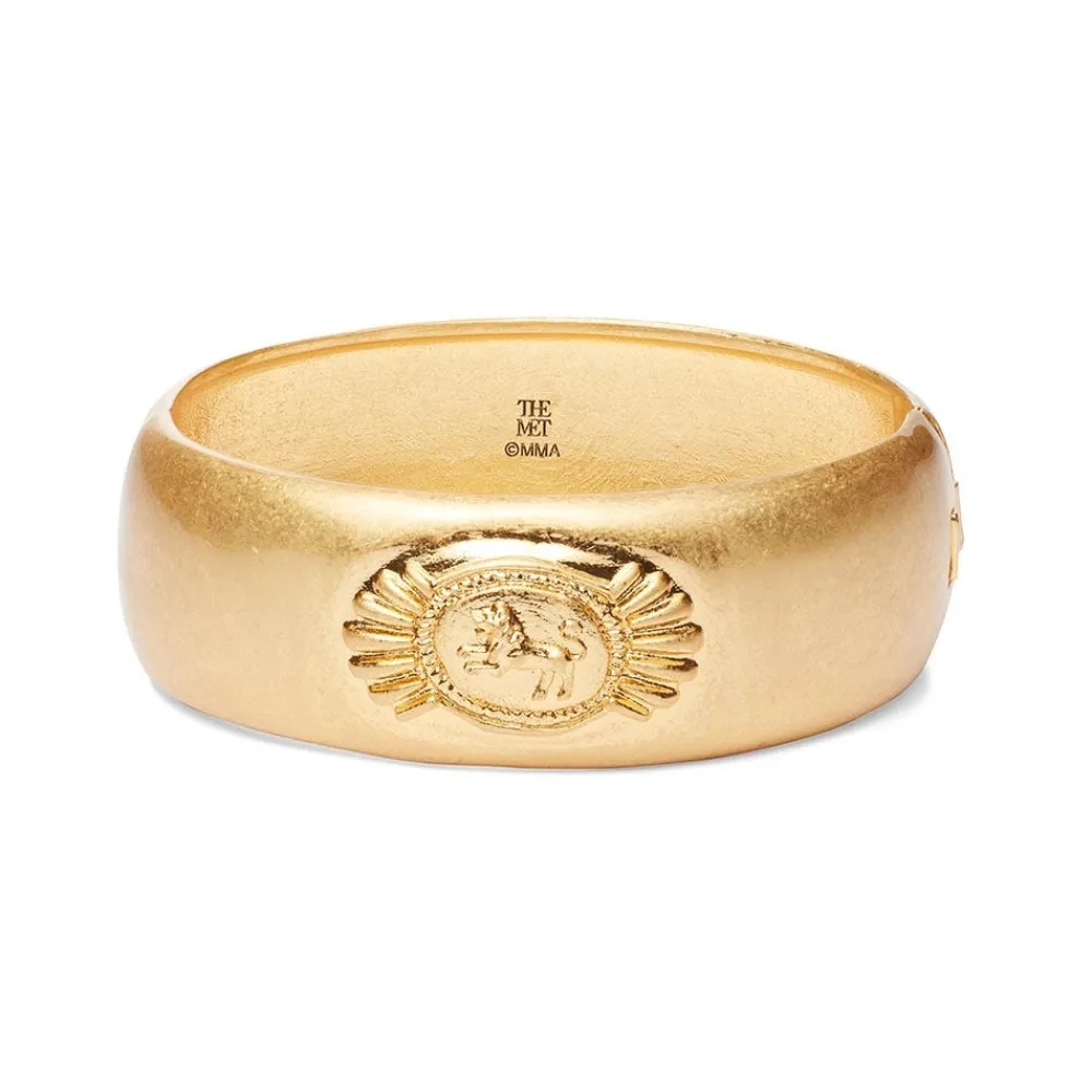 etruscan_lion_hinged_cuff_bracelet_0.webp Etruscan Lion Hinged Cuff Bracelet*The Met Store Cheap