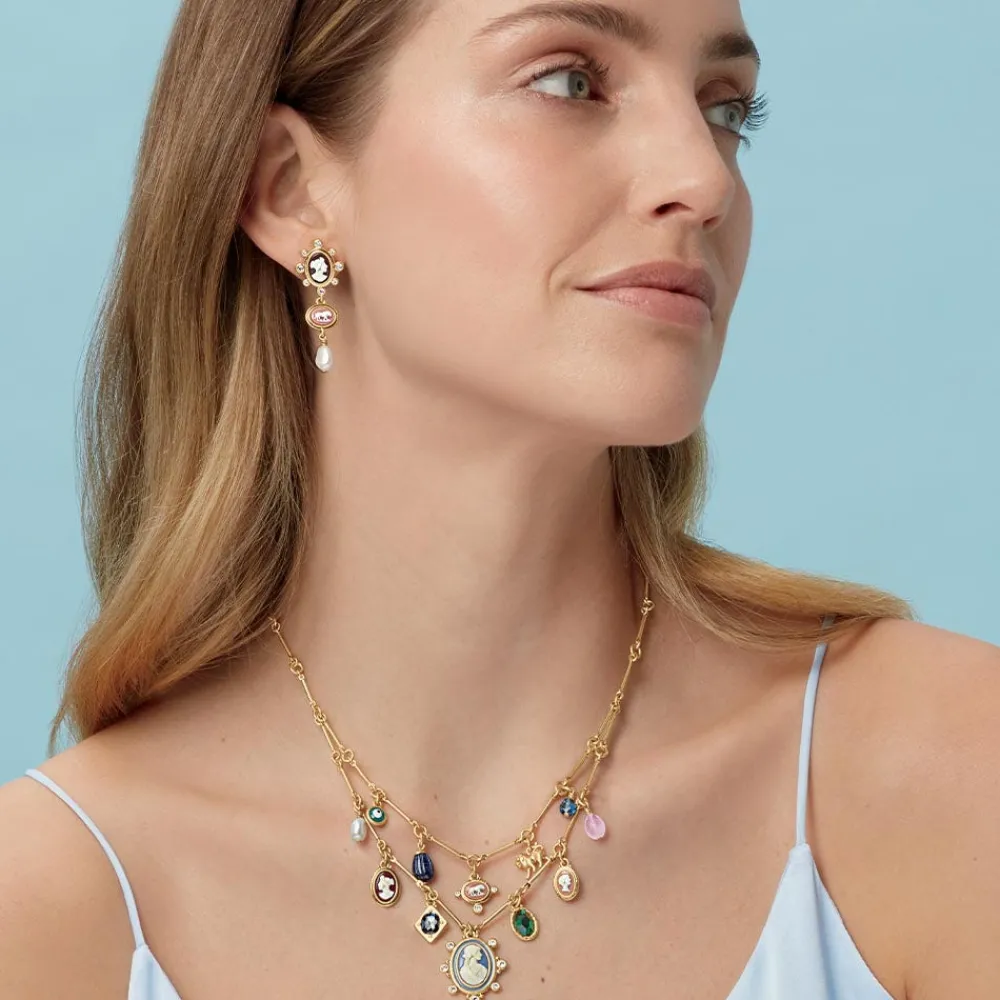 european_cameo_charm_necklace_and_drop_earrings_set_1.webp European Cameo Charm Necklace and Drop Earrings Set*The Met Store Flash Sale