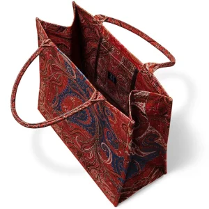 Four Seasons Paisley Oversize Structured Tote*The Met Store Discount