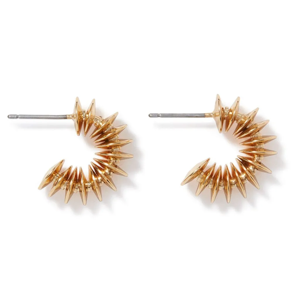 golden_disc_huggie_earrings_0.webp Golden Disc Huggie Earrings*The Met Store Cheap