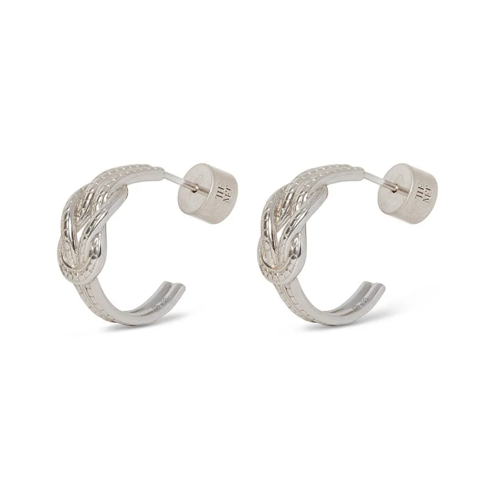 herakles_knot_hoop_earrings_5.webp Herakles Knot Hoop Earrings*The Met Store Cheap