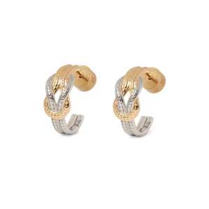 Herakles Knot Hoop Earrings*The Met Store Cheap