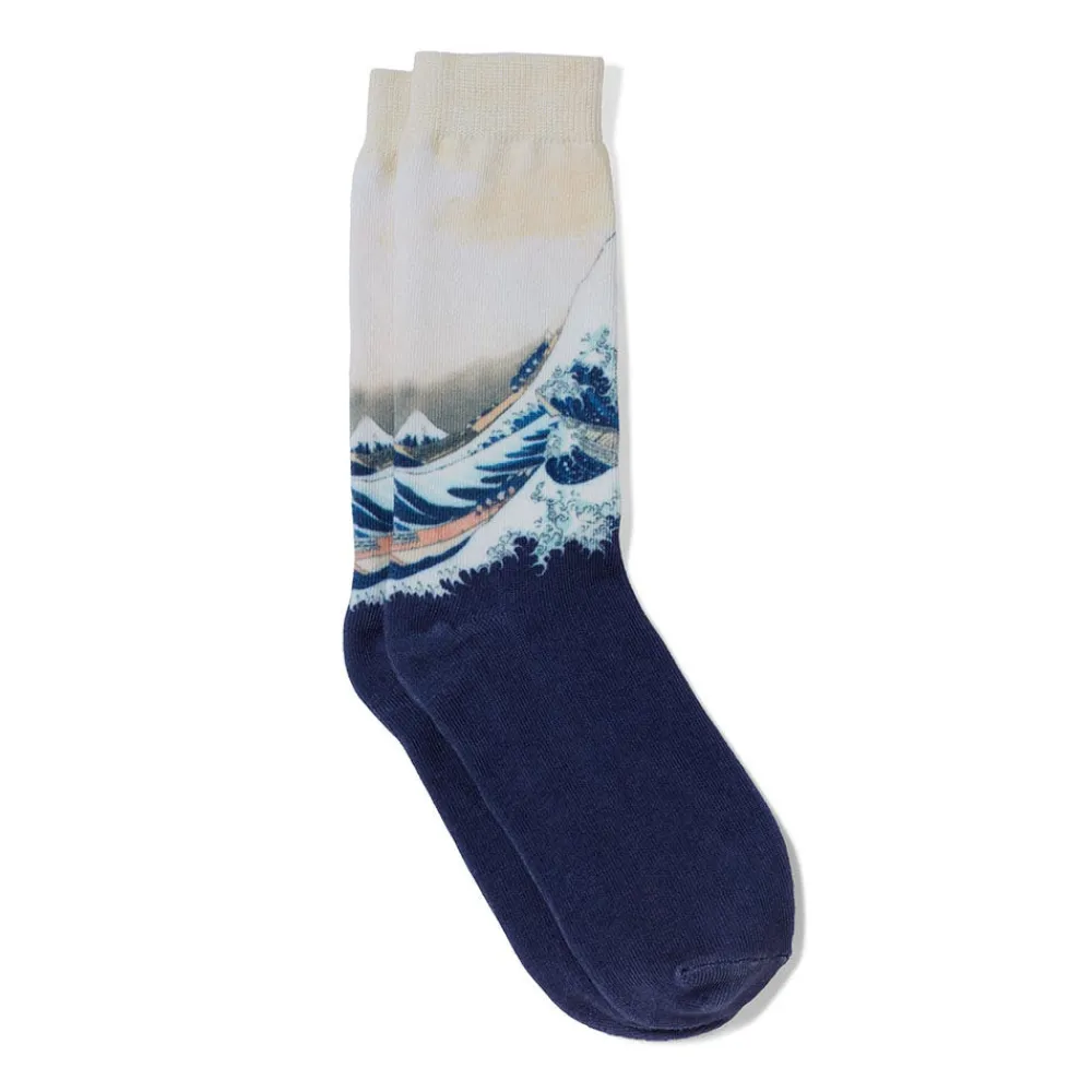hokusai_great_wave_mens_socks_1.webp Hokusai Great Wave Men's Socks*The Met Store Online