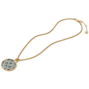 Iznik Cintamani Enamel Pendant Necklace*The Met Store Online
