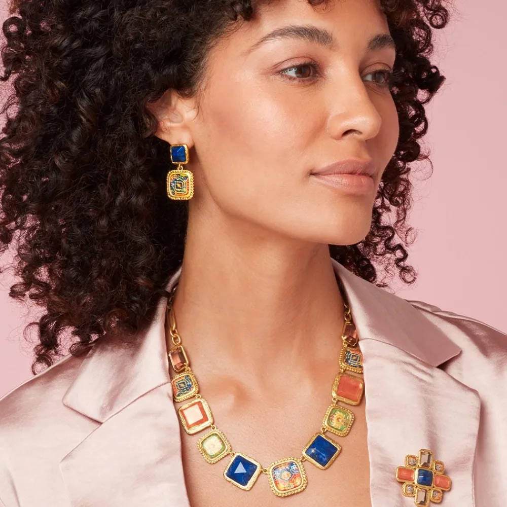 kashan_carpet_square_drop_earrings_1.webp Kashan Carpet Square Drop Earrings*The Met Store Hot