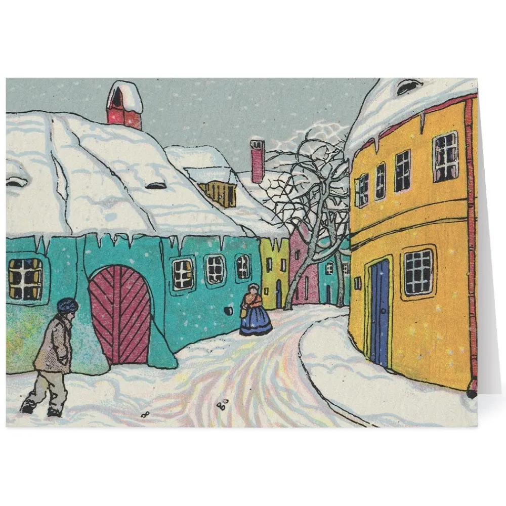 krenek_houses_in_the_snow_holiday_cards_0.webp Krenek: Houses in the Snow Holiday Cards*The Met Store New