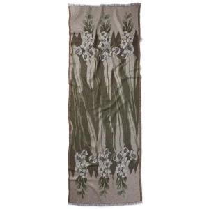 Louis C. Tiffany Gladioli Wool-Blend Shawl*The Met Store New