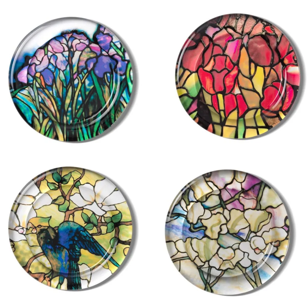 louis_c_tiffany_stainedglass_coasters_0.webp Louis C. Tiffany Stained-Glass Coasters*The Met Store Hot