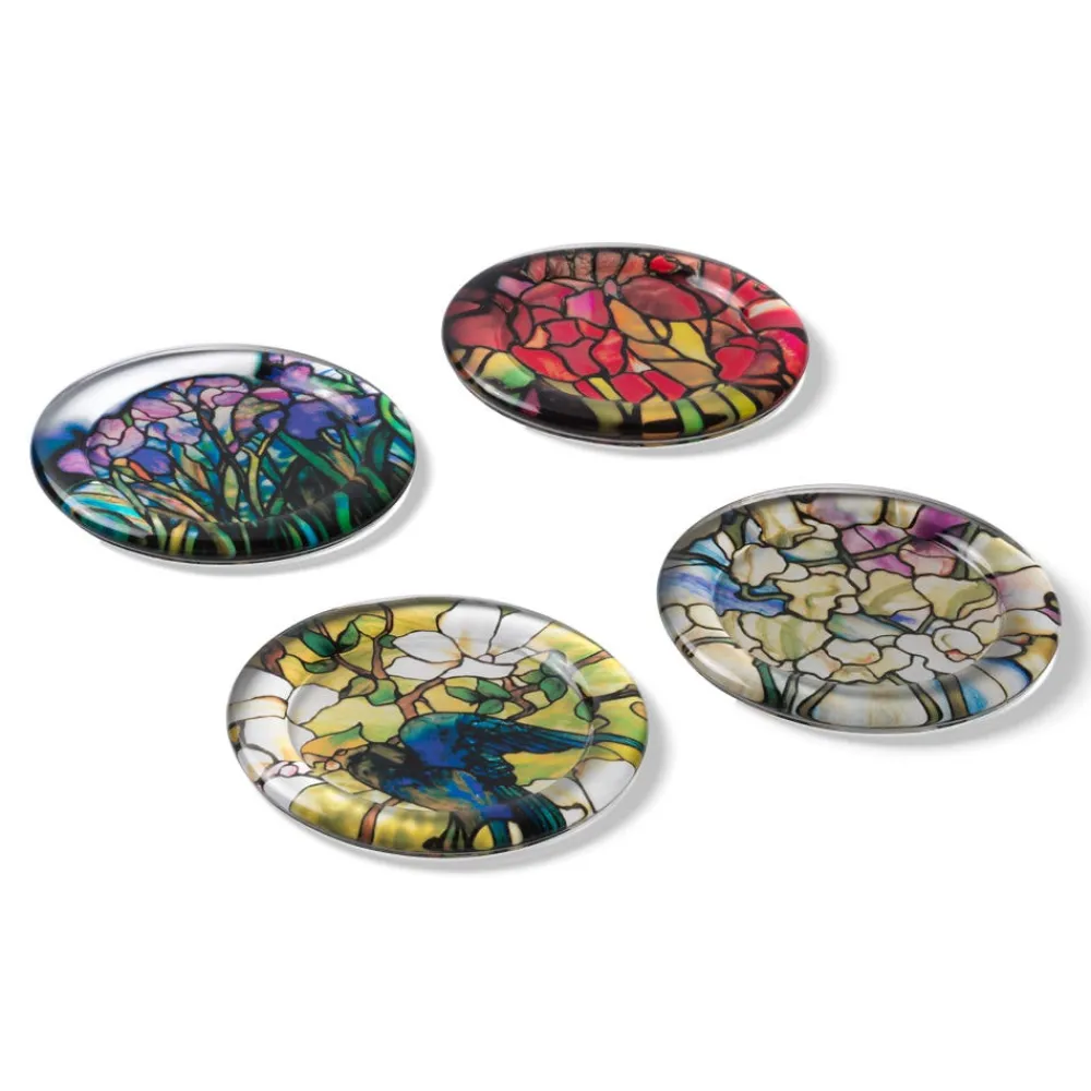 louis_c_tiffany_stainedglass_coasters_1.webp Louis C. Tiffany Stained-Glass Coasters*The Met Store Hot