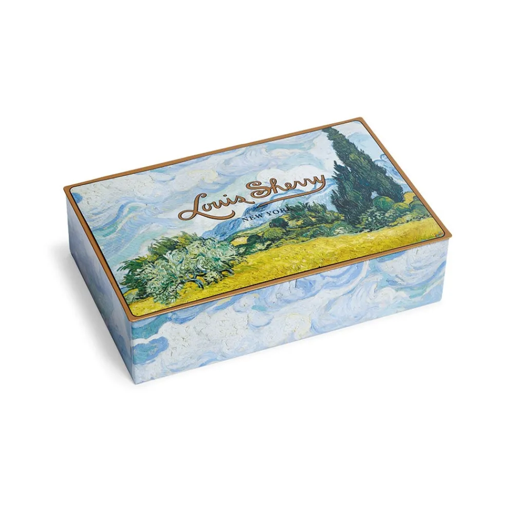 louis_sherry_van_gogh_wheat_field_with_cypresses_piece_chocolate_tin_1.webp Louis Sherry Van Gogh Wheat Field with Cypresses 12-Piece Chocolate Tin*The Met Store Online