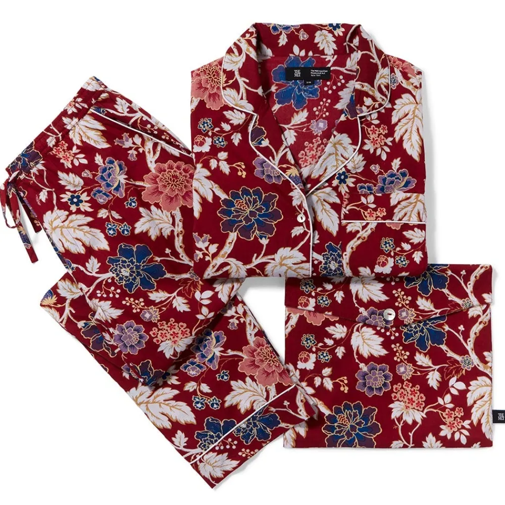 lyon_floral_cotton_womens_pajamas_4.webp Lyon Floral Cotton Women's Pajamas*The Met Store Clearance