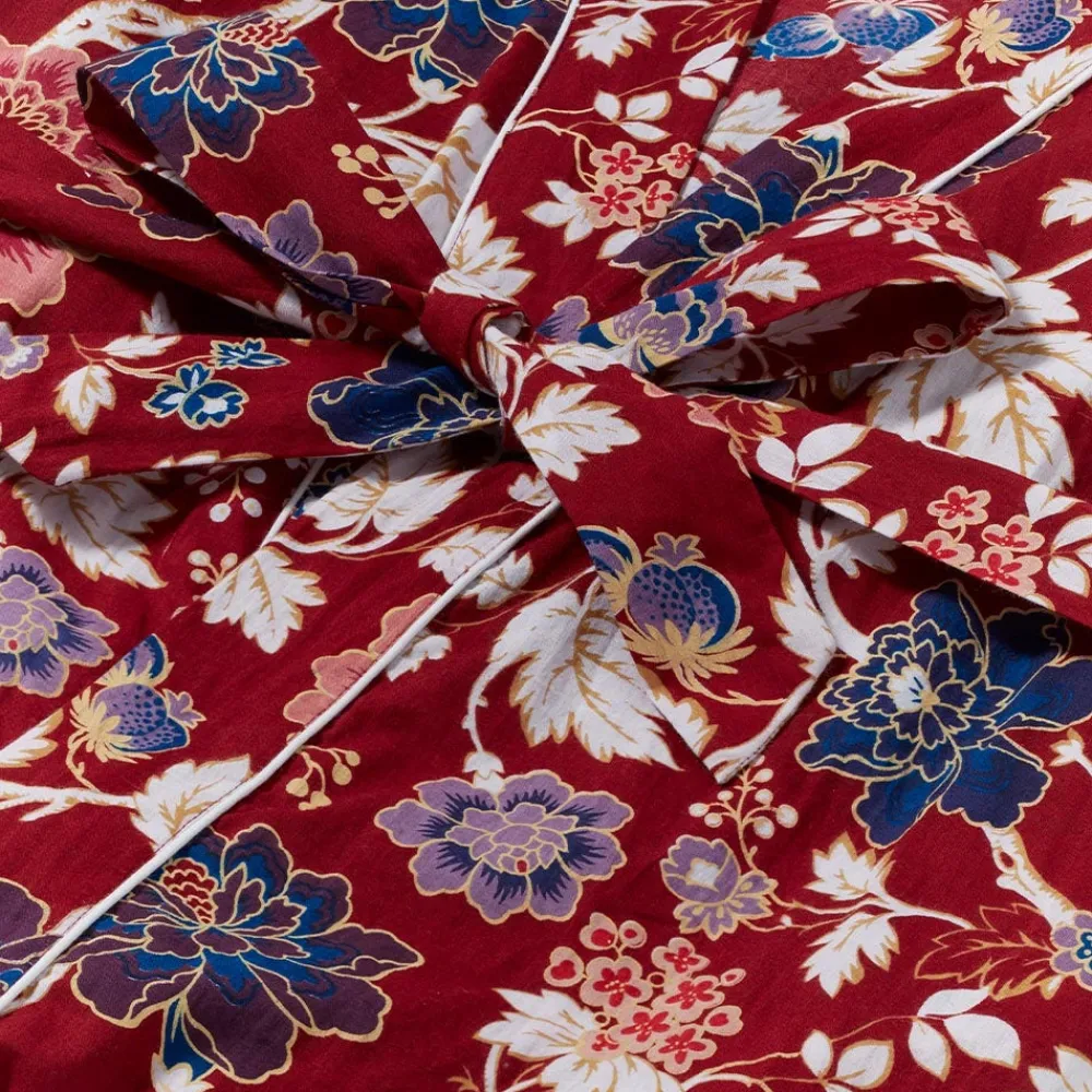 lyon_floral_cotton_womens_robe_3.webp Lyon Floral Cotton Women's Robe*The Met Store Best Sale