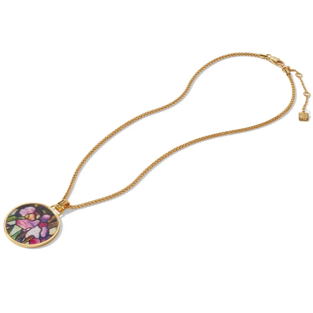 magnolias_and_irises_enamel_pendant_necklace_3.webp Magnolias and Irises Enamel Pendant Necklace*The Met Store Best