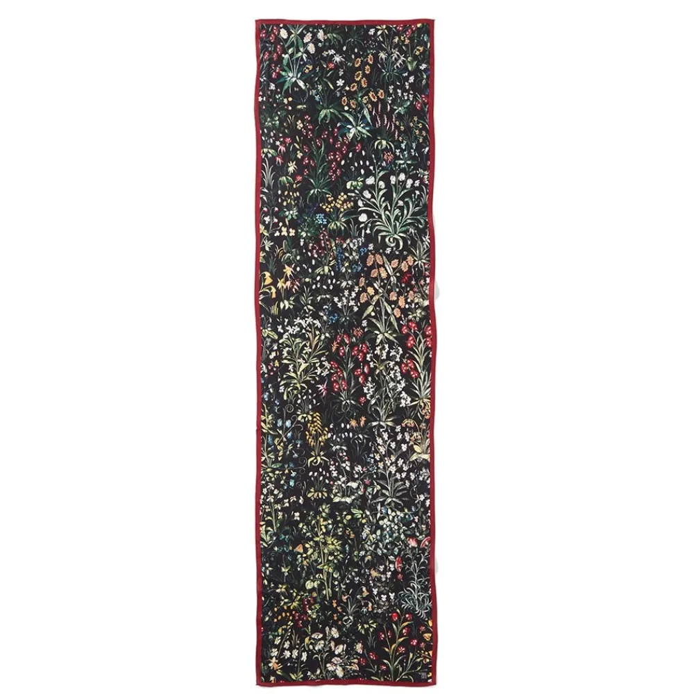 medieval_millefleurs_oblong_silk_scarf_4.webp Medieval Millefleurs Oblong Silk Scarf*The Met Store Sale