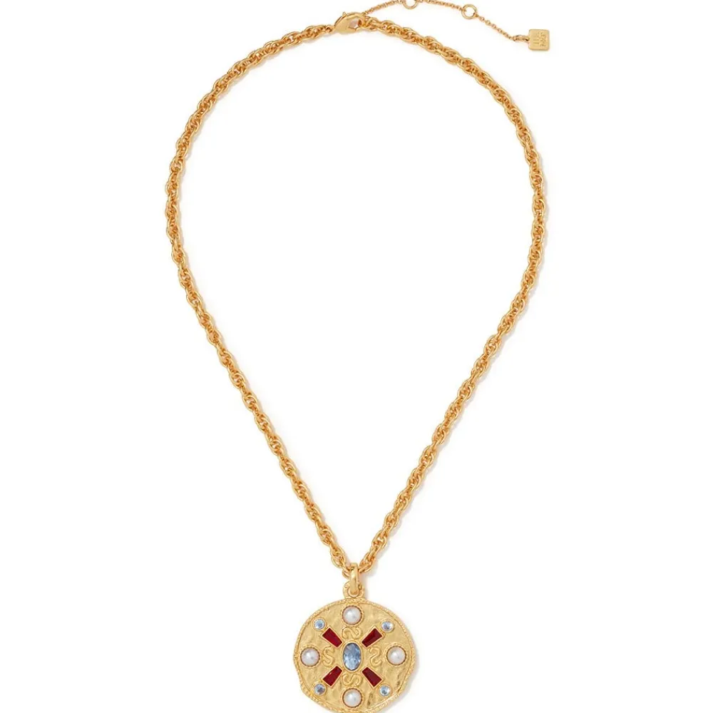 medieval_stone_medallion_pendant_necklace_1.webp Medieval Stone Medallion Pendant Necklace*The Met Store New
