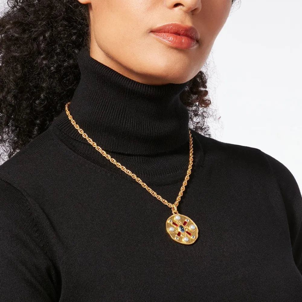 medieval_stone_medallion_pendant_necklace_3.webp Medieval Stone Medallion Pendant Necklace*The Met Store New