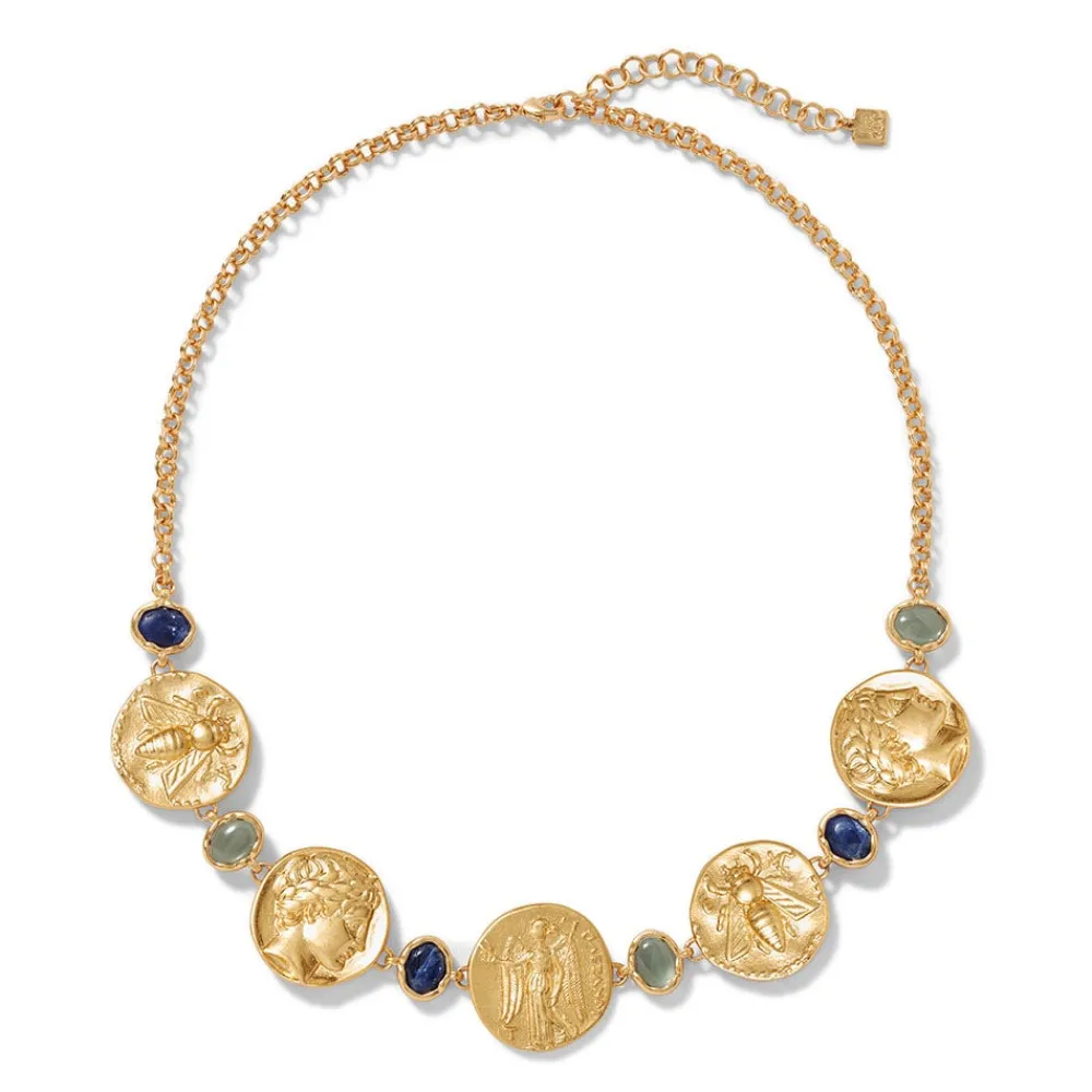 mediterranean_coin_statement_necklace_1.webp Mediterranean Coin Statement Necklace*The Met Store Fashion