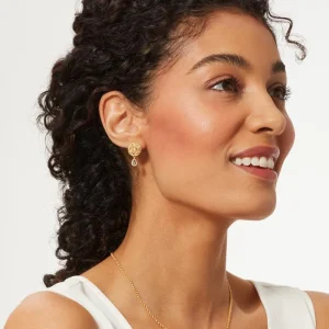 Mediterranean Coin Stud Earrings*The Met Store New
