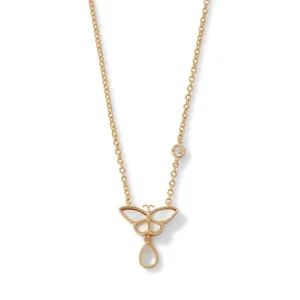Meiji Butterfly Pendant Necklace*The Met Store Cheap